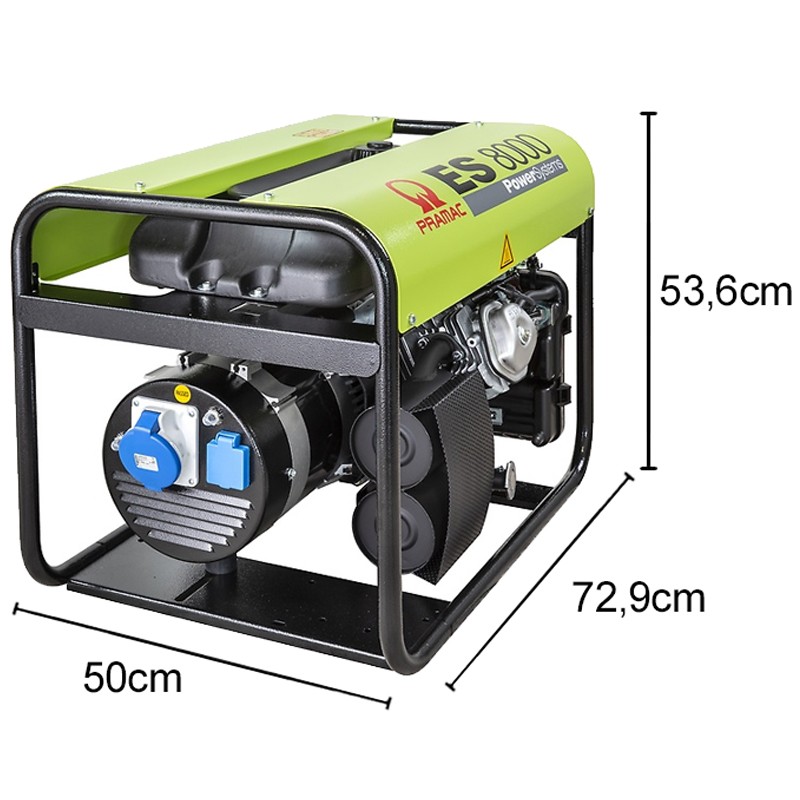 Generatore di corrente a benzina Pramac ES8000 Monofase 6.4kW Pramac - 7