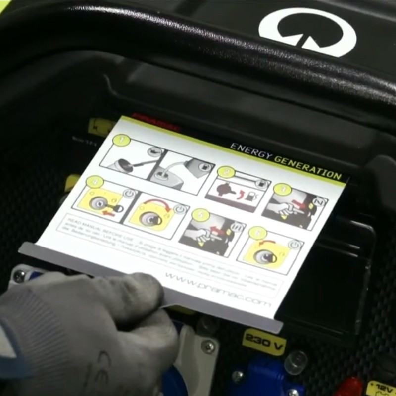 Generatore di corrente a benzina Pramac S5000 Trifase 5kW con predisposizione accessori, AVR e DPP Pramac - 3