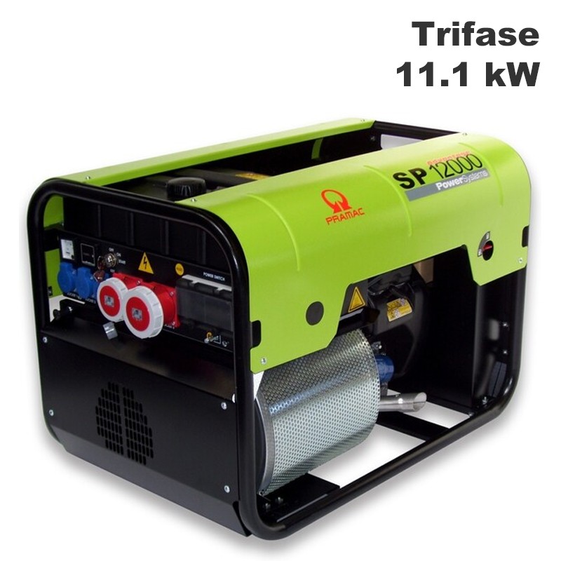 Generatore di corrente a benzina Pramac S12000 Trifase 11.1kW con predisposizione accessori, AVR e DPP