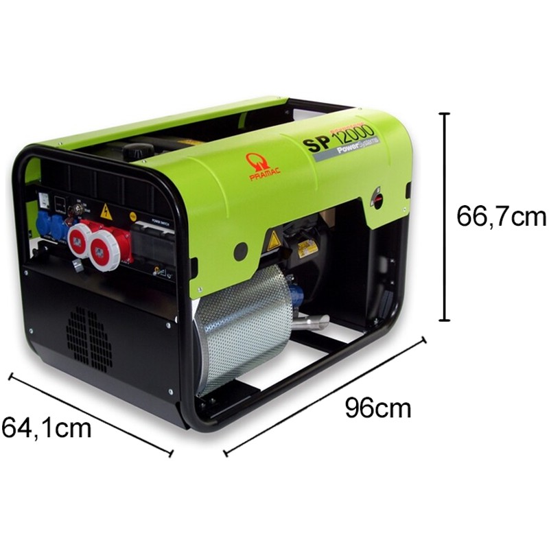 Generatore di corrente a benzina Pramac S12000 Trifase 11.1kW con predisposizione accessori, AVR e DPP Pramac - 7