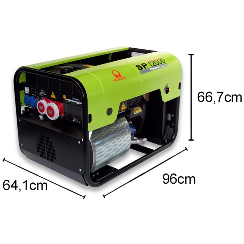 Generatore di corrente a benzina Pramac SP12000 Trifase 11.1kW con predisposizione accessori e AVR Pramac - 5