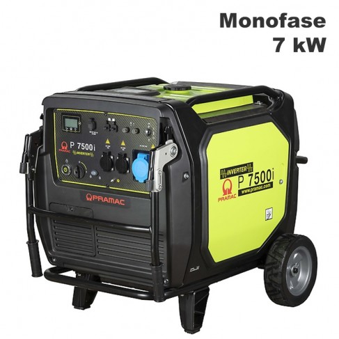 Generatore di corrente portatile a benzina Pramac P7500i Inverter Monofase 7Kw