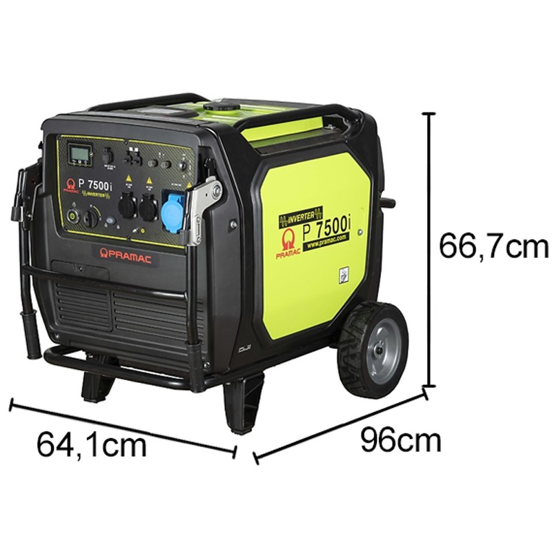 Generatore di corrente portatile a benzina Pramac P7500i Inverter Monofase 7Kw Pramac - 4