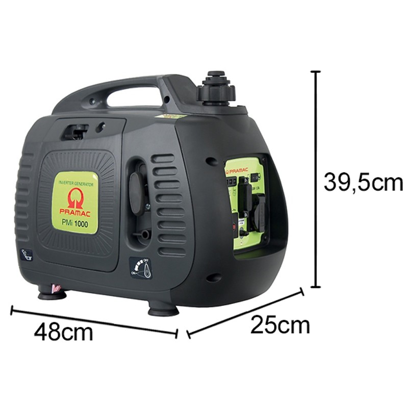Generatore di corrente portatile a benzina Pramac PMi1000 Inverter Monofase 0.95Kw Pramac - 6