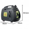 Generatore di corrente portatile a benzina Pramac PMi1000 Inverter Monofase 0.95Kw Pramac - 6