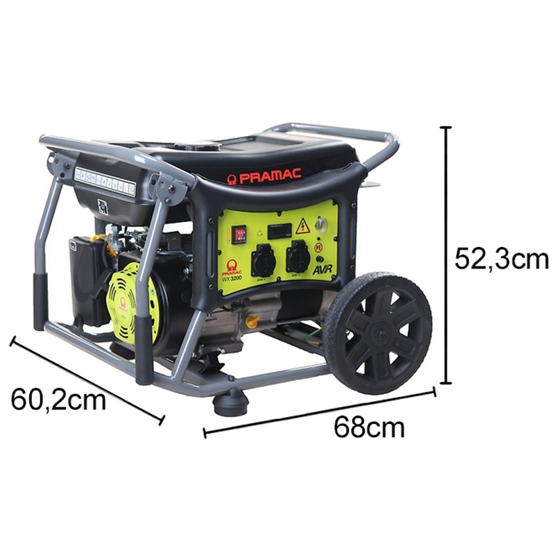 Generatore di corrente a benzina Pramac WX3200 Monofase 2.85Kw con AVR Pramac - 5