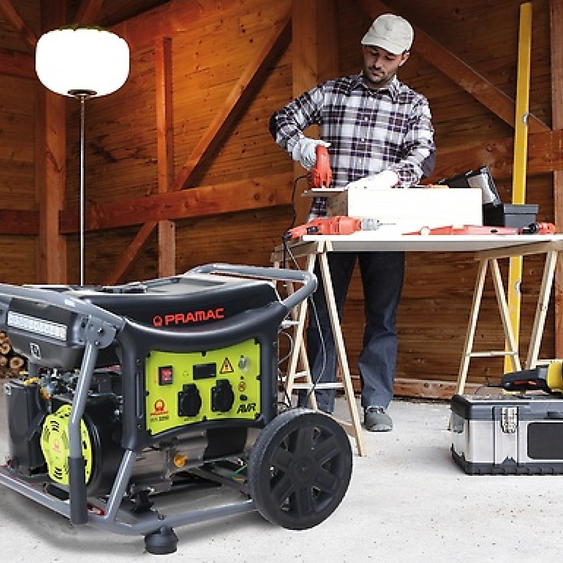 Generatore di corrente a benzina Pramac WX6200 Monofase 5.8Kw con AVR Pramac - 3