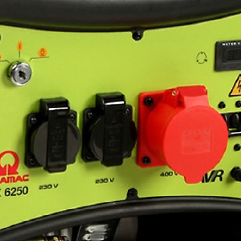 Generatore di corrente a benzina Pramac WX6250 Trifase 6.1Kw con AVR Pramac - 4