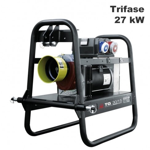 Generatore di corrente a cardano per trattori Pramac TG27/15 Trifase 27kW con AVR