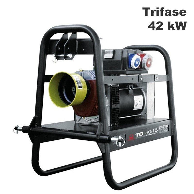 Generatore di corrente a cardano per trattori Pramac TG42/15 Trifase 42kW con AVR