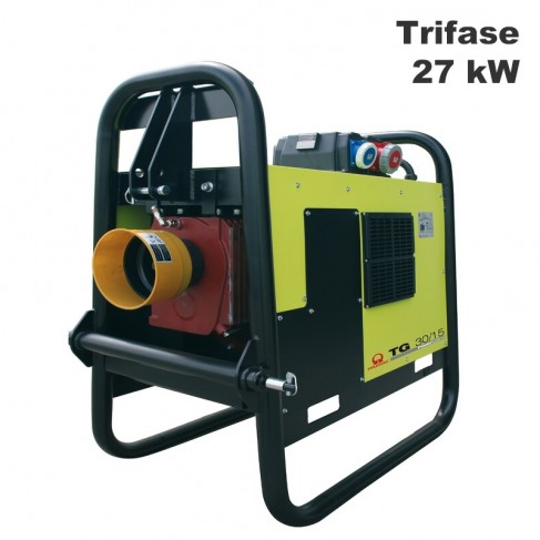 Generatore di corrente a cardano per trattori Pramac TG30/15 Trifase 27kW con AVR e protezioni IP44
