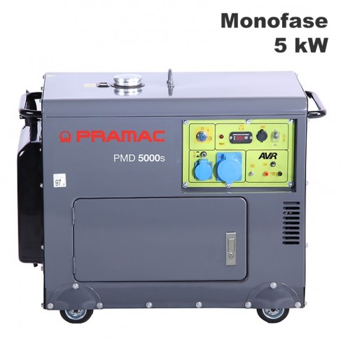 Generatore di corrente diesel Pramac PMD 5000S Monofase 5kW per uso residenziale Pramac - 1
