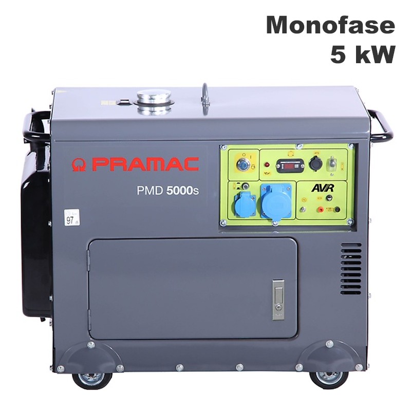 Generatore di corrente diesel Pramac PMD 5000S Monofase 5kW per uso residenziale Pramac - 1
