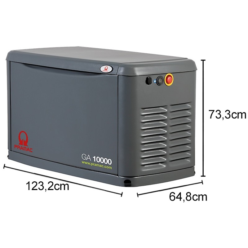Generatore di corrente Stand-By a GPL/Metano Pramac GA10000 Monofase 10kWA Pramac - 7