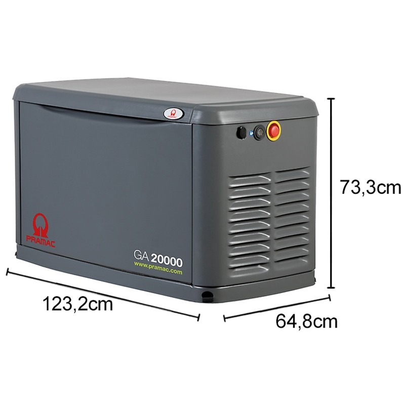Generatore di corrente Stand-By a GPL/Metano Pramac GA20000 Trifase 20kWA Pramac - 7