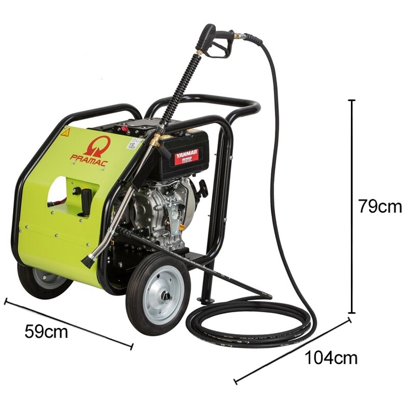 Idropulitrice a diesel Pramac PW 3000 portata 15 l/min e pressione 200 bar Pramac - 3