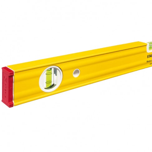 Livella a bolla Stabila Type 80 AS in alluminio a profilo rettangolare con nervature, 40-200cm