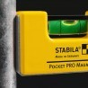Livella a bolla magnetica compatta Stabila Pocket Pro profilo in alluminio, 7cm Stabila - 1