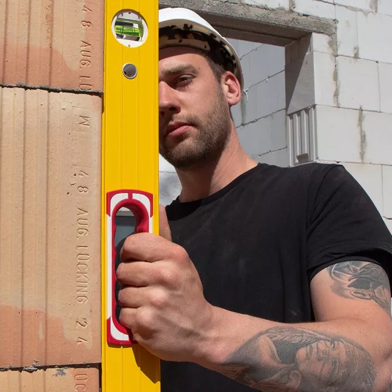 Livella a bolla Stabila Type 196-2 a profilo rettangolare in alluminio con doppia impugnatura, 100-200cm Stabila - 2