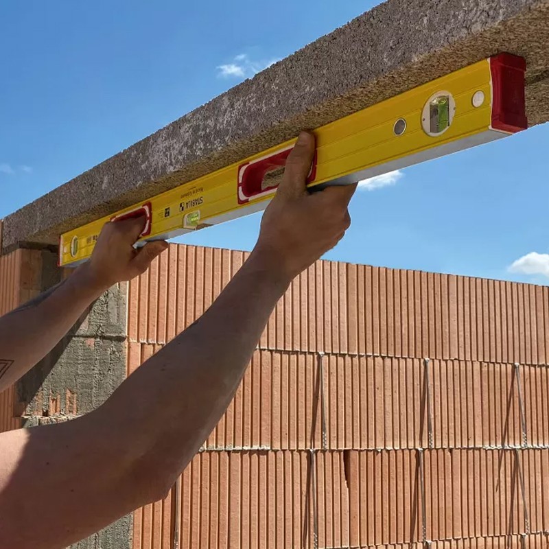 Livella a bolla Stabila Type 196-2 a profilo rettangolare in alluminio con doppia impugnatura, 100-200cm Stabila - 3