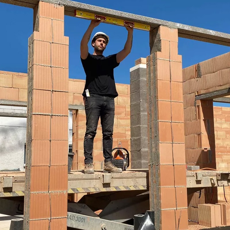 Livella a bolla Stabila Type 196-2 a profilo rettangolare in alluminio con doppia impugnatura, 100-200cm Stabila - 6