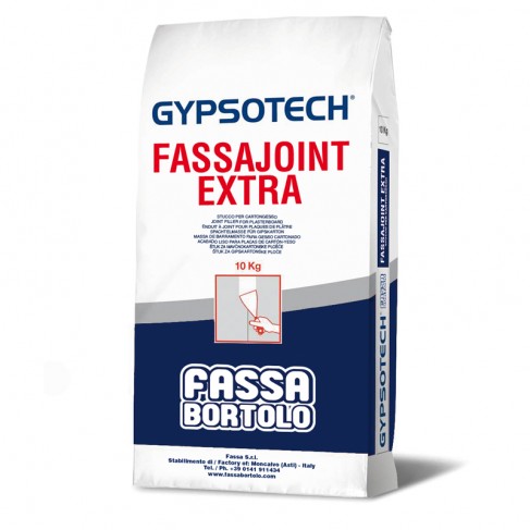 Stucco per cartongesso Fassa Bortolo Fassajoint Extra a presa rapida (Sacco da 10Kg)