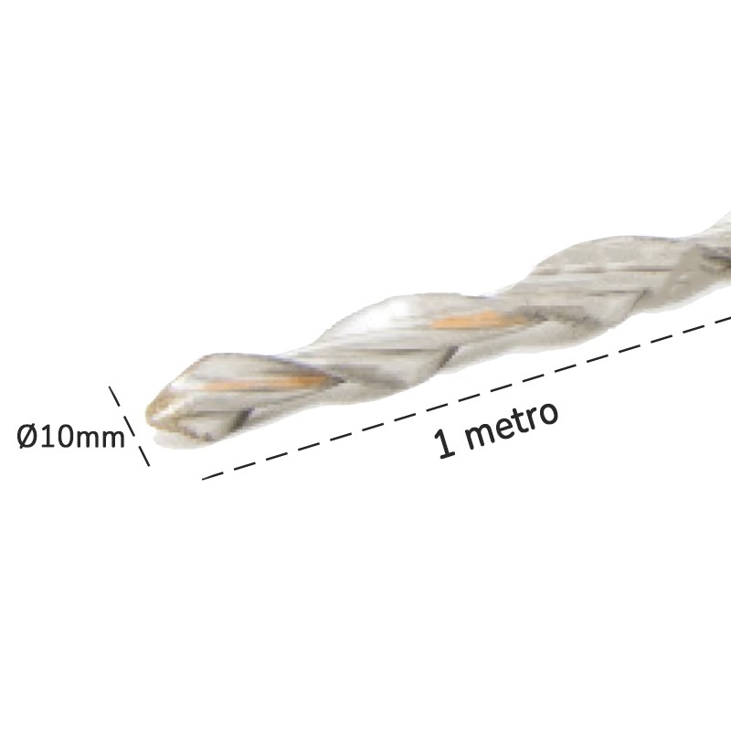 Barre elicoidali Dakota Helikon Pro in acciaio inox AISI 304 - Ø10mm x 1mt (20pz)