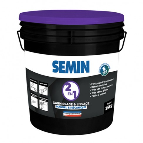 Stucco in pasta per cartongesso Dakota 2 in 1 per stuccatura e lisciatura  (Secchio 25Kg) Dakota - 1