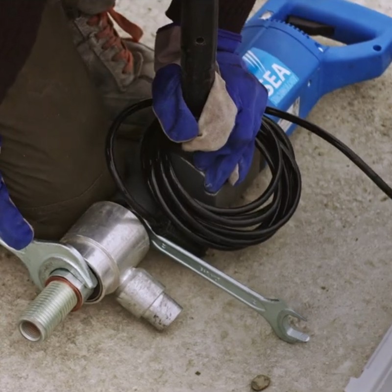 Carotatore a secco Sea Technology Seadrill 1800 con micropercussione per cemento armato,1800W Sea Technology - 5