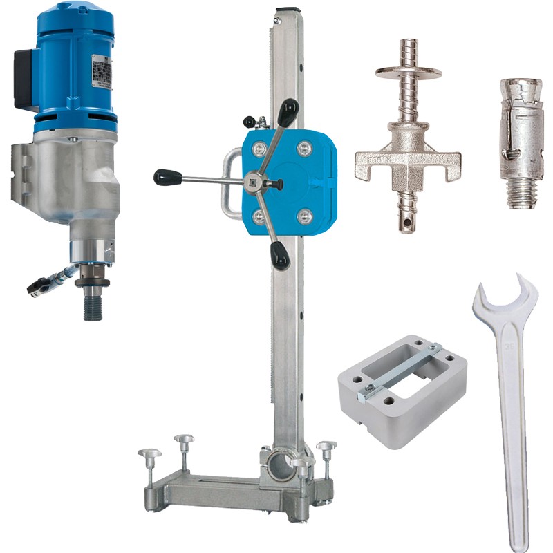 Carotatore a umido Sea Technology Seacore 350 con supporto Pstand 250 per cemento armato, 3200W Sea Technology - 2