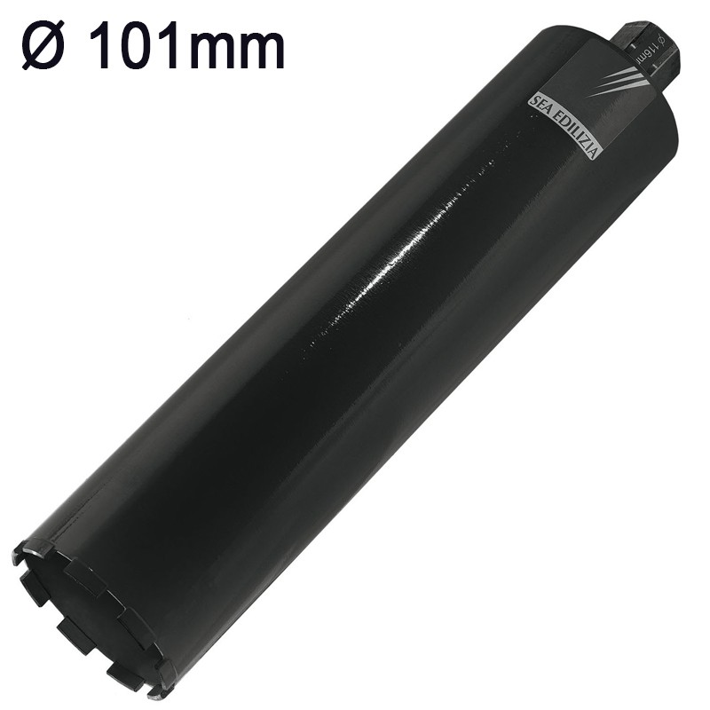 Corona diamantata a umido Sea Technology Uno 450 per cemento armato attacco 1.1/4", 101mm