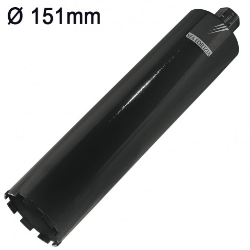 Corona diamantata a umido Sea Technology Uno 450 per cemento armato attacco 1.1/4", 151mm