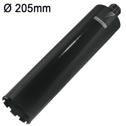 Corona diamantata a umido Sea Technology Uno 450 per cemento armato attacco 1.1/4", 205mm