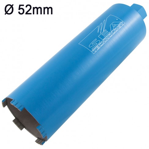 Corona diamantata a secco Sea Technology Tre 300 per cemento armato attacco 1.1/4", 52mm