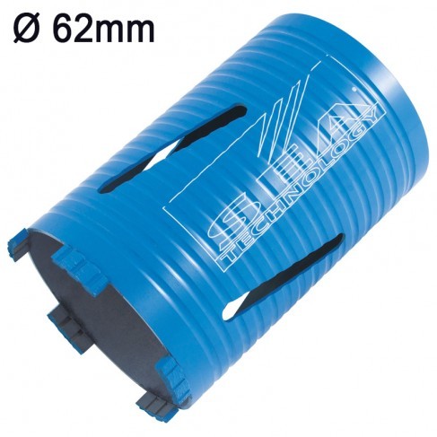 Corona diamantata a secco Sea Technology Tre 150 per cemento armato attacco M16, 62mm