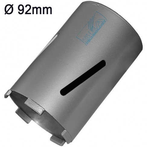 Corona diamantata a secco Sea Technology Due 150 per cemento stagionato attacco M16, 92mm