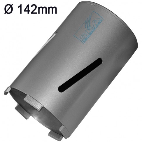 Corona diamantata a secco Sea Technology Due 150 per cemento stagionato attacco M16, 142mm