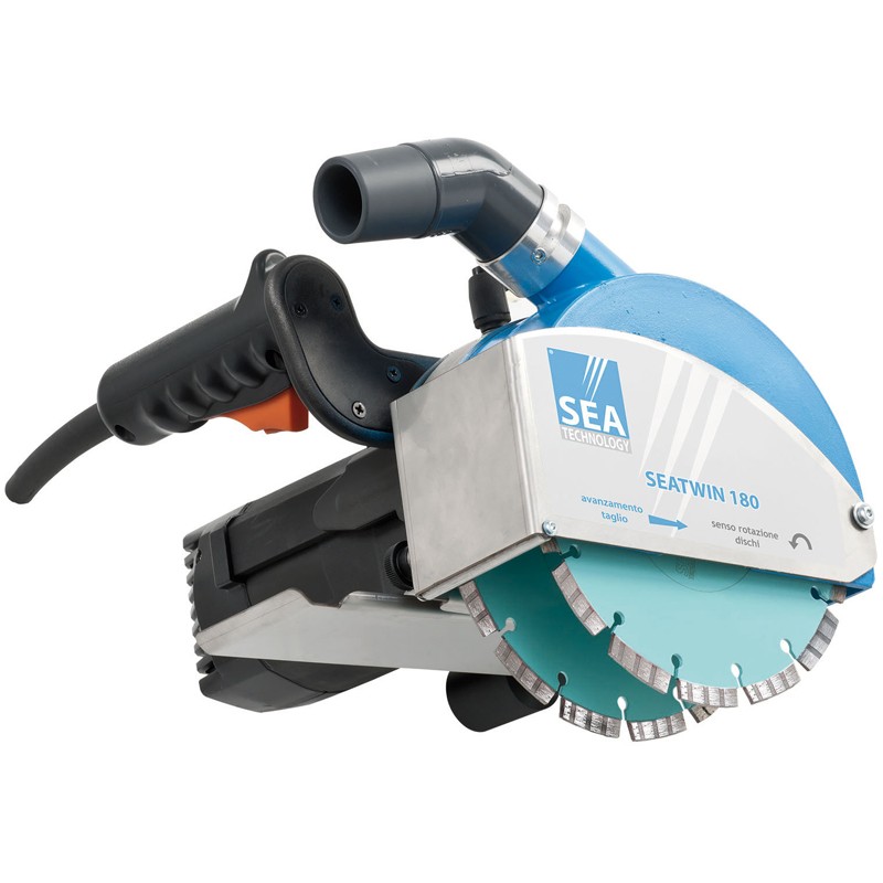 Scanalatore elettrico Sea Technology SeaTwin 180 con regolazione di profondità e larghezza,1800W