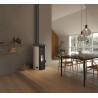 Stufa a pellet ermetica TermoVana Fancy 12 PJ Tortora Vintage canalizzabile con scarico superiore Poujoulat, 11kW Termovana - 6