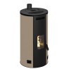 Stufa a pellet ermetica TermoVana Fancy 12 UP Tortora Vintage canalizzabile con scarico superiore, 11kW