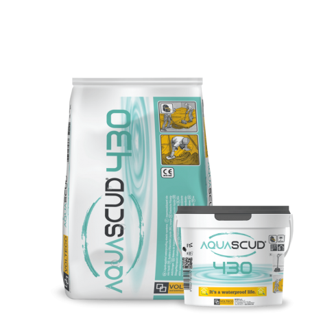 Aquascud Volteco 430 impermeabilizzante bicomponente (sacco 12 kg + liquido 6 kg) Volteco - 2