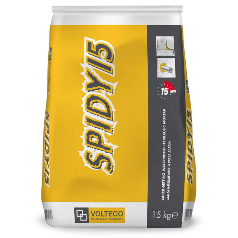 Malta rapida Volteco Spidy 15 impermeabile a presa rapida (sacco da 15 kg) Volteco - 1