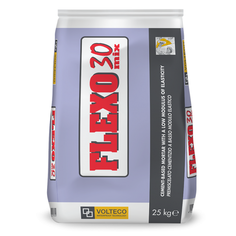 Malta da ripristino Volteco Flexomix 30 premiscelato cementizio (Sacco da 25 Kg)