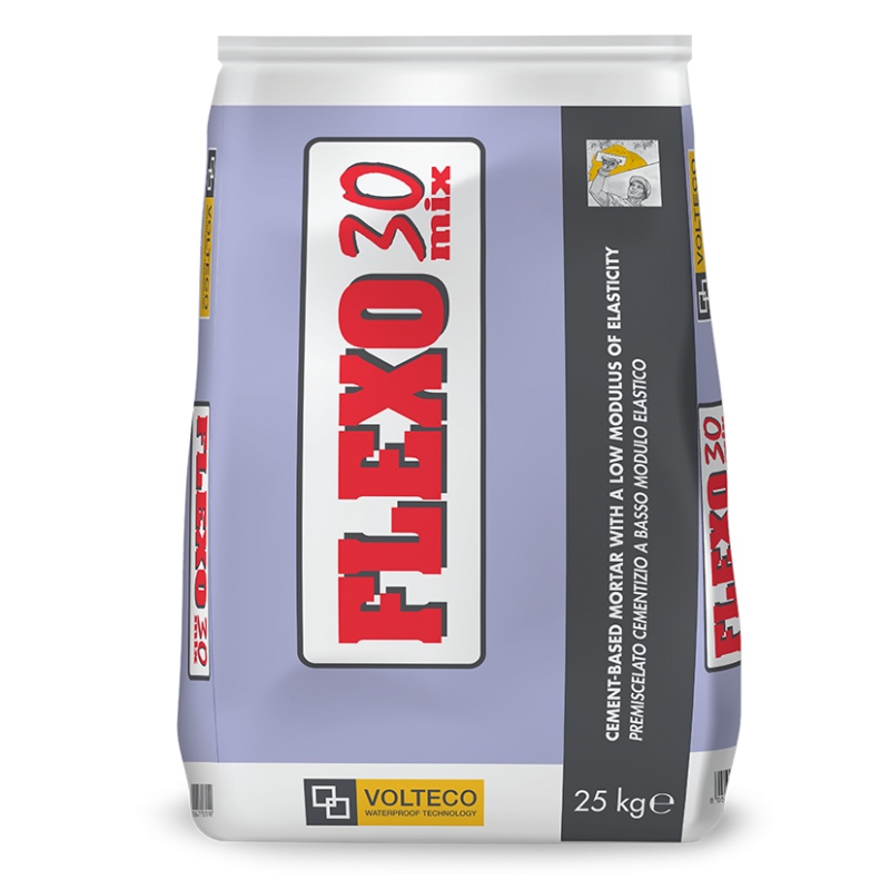Malta da ripristino Volteco Flexomix 30 premiscelato cementizio (Sacco da 25 Kg)