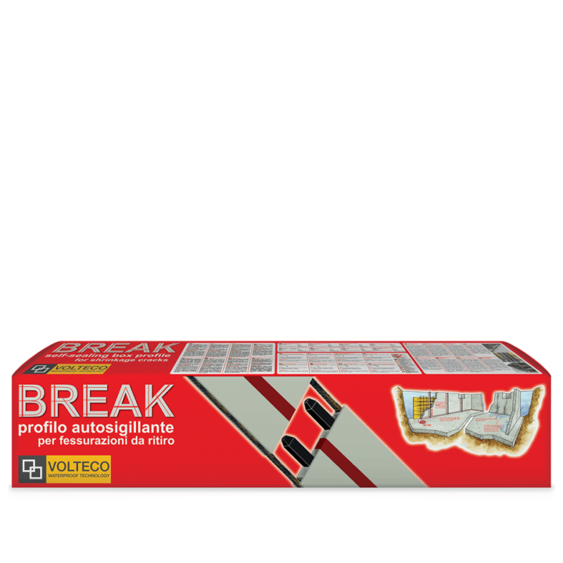 Giunto autosigillante Volteco WT Break (Scatola da 10 barre da 100 cm)