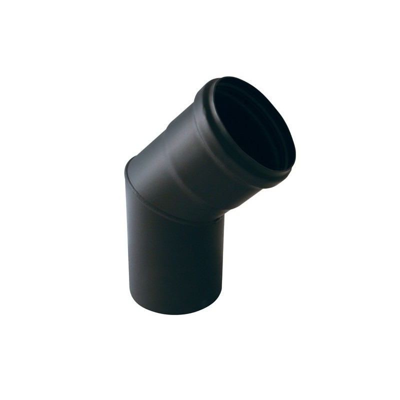 Curva 45° DN 100 AN FIRE FE nero opaco SP 1