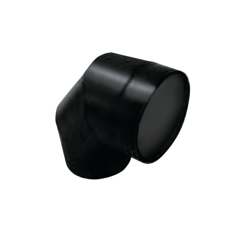 Curva 90° DN 150 AN FIRE FE nero opaco satinato SP 2