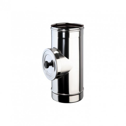 Elemento ispezione con tappo DN 100 T200° P1 AISI 316L BA - AN PLUS