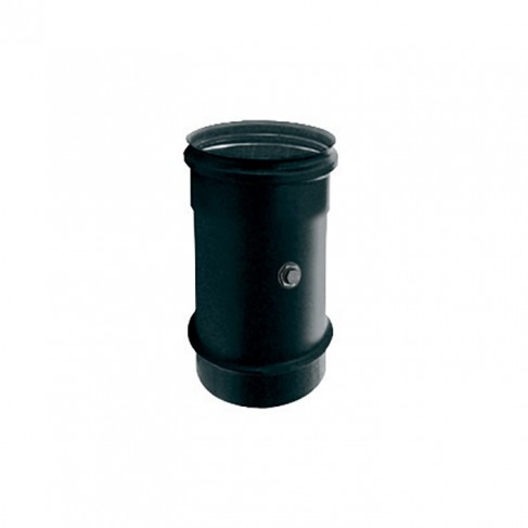 Elemento prelievo fumi monoforo DN 80 AN FIRE FE (nero opaco)