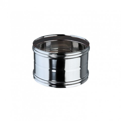 Manicotto femmina-femmina INOX DN 100 AISI 316L BA